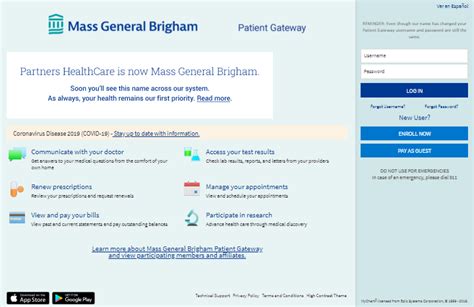 mass general brigham patient portal|mass general brigham member portal.